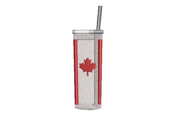 20 Oz Tumbler Wrap Canadian Flag