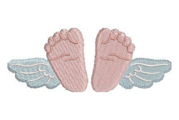 Baby Feet with Wings