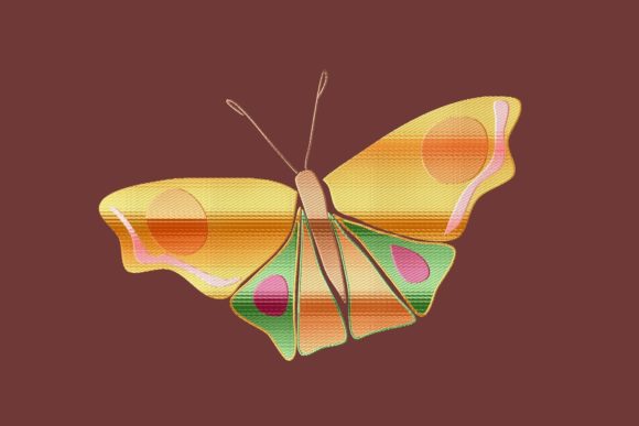 Cheerful Wide Wings Winter Butterfly