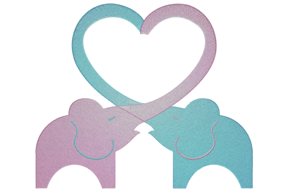 Elephant Love Heart