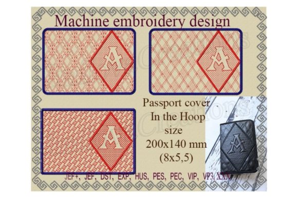 In the Hoop Passport Cover