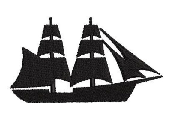 Silhouette of a Ship